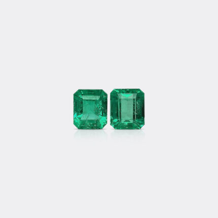 COLOMBIAN EMERALD PAIR