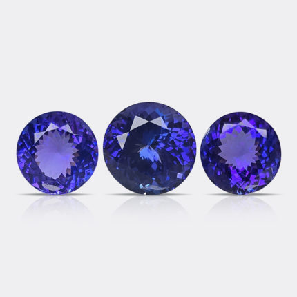 NATURAL TANZANITE 3 PC SET