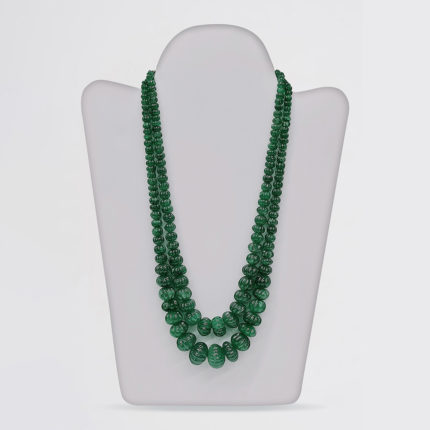 EMERALD RONDELLE BEADS