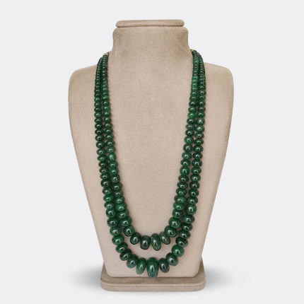 EMERALD RONDELLE BEADS