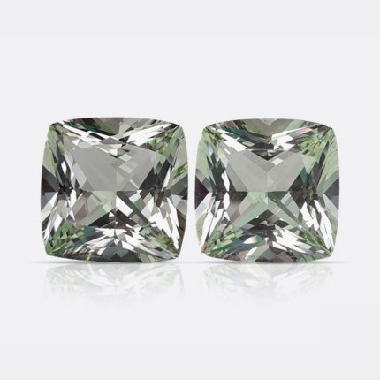 NATURAL GREEN BERYL AQUAMARINE PAIR