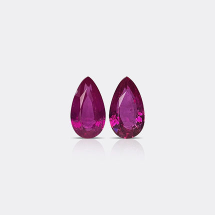 MOZAMBICAN UNHEATED RUBY PAIR