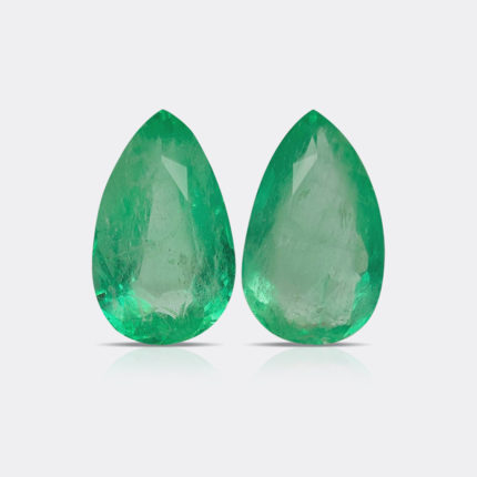 COLOMBIAN EMERALD PAIR