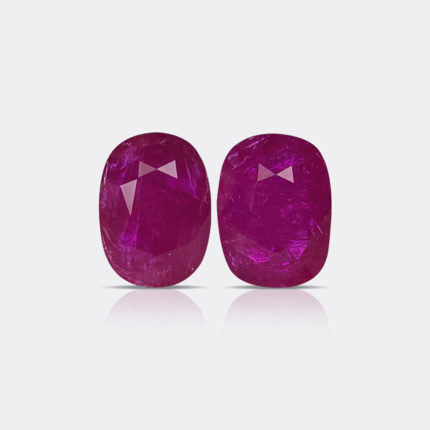 MOZAMBICAN UNHEATED RUBY PAIR