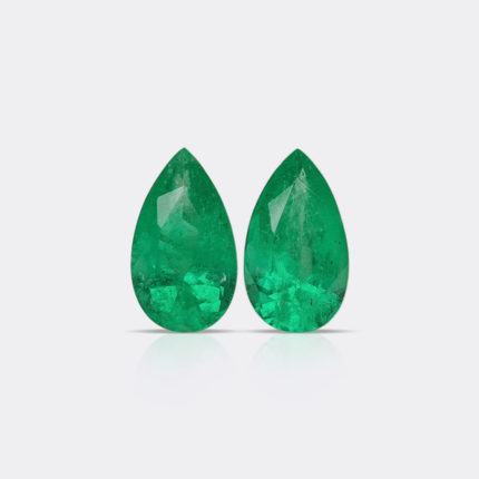 COLOMBIAN EMERALD PAIR