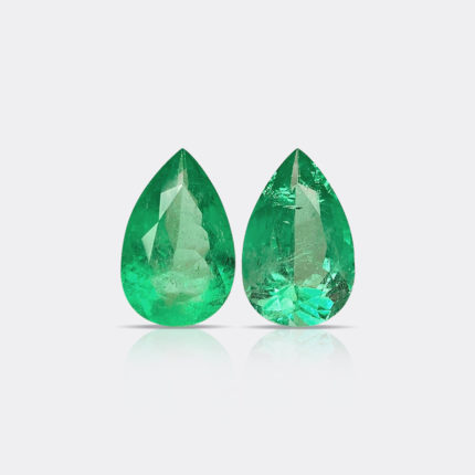 COLOMBIAN EMERALD PAIR