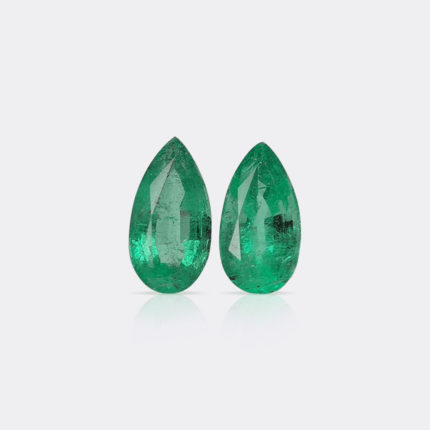 COLOMBIAN EMERALD PAIR