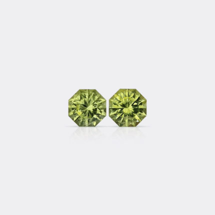 NATURAL PERIDOT PAIR