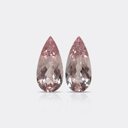 NATURAL MORGANITE PAIR