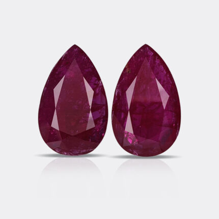 MOZAMBICAN UNHEATED RUBY PAIR